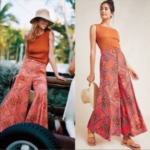 Anthropologie Wide Flare Legs Pants Size 6 Womens
Palazzo Geometric Shape